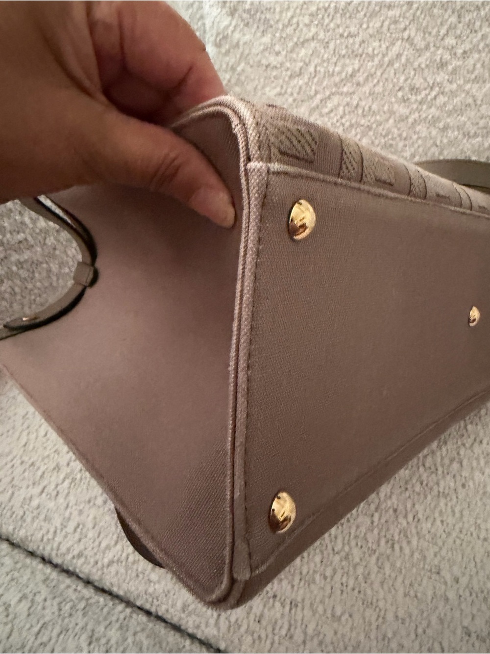 Fendi Brown Zucca Monogram Tote with Gold-Tone Hardware - Picture 10 of 15